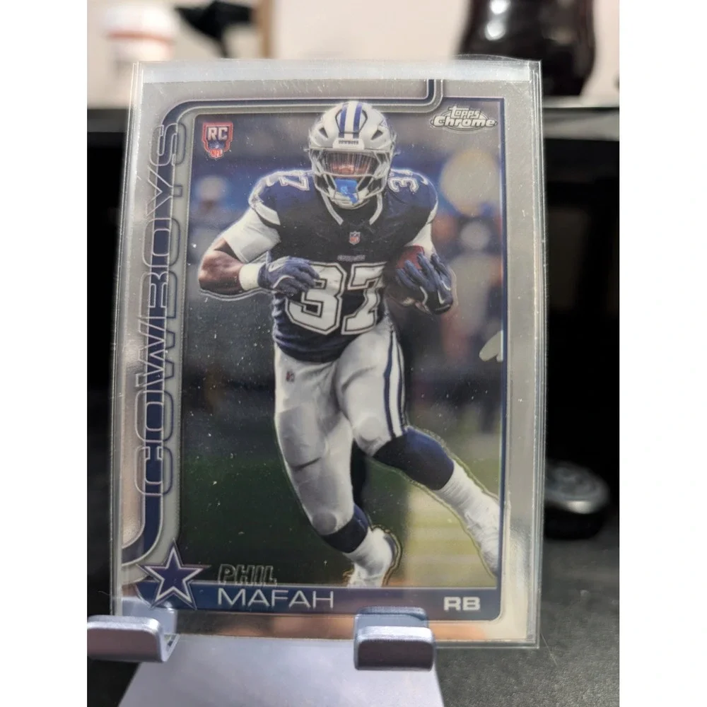 2025 Topps Chrome Phil Mafah Dallas Cowboys RC Rookie Card 310 Clemson RB